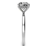 Solitaire Round Hidden Halo Engagement Ring