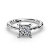 Princess Solitaire Engagement Ring