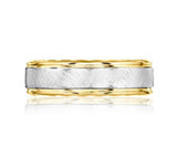 Tacori Cross Brush Finish Wedding Band