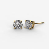 Moissanite Stud Earring