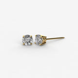 Earth- Mined Natural Diamond - Diamond Stud