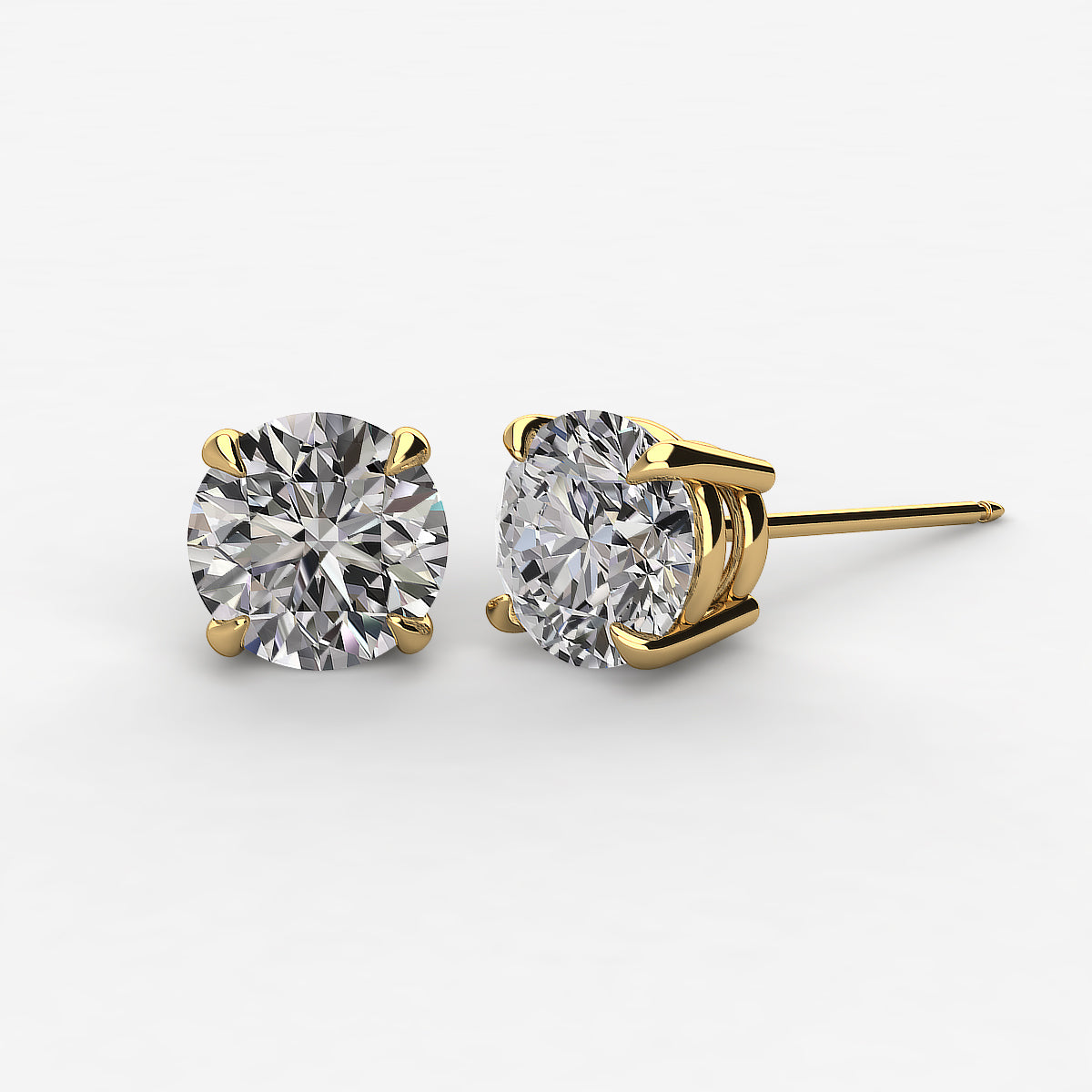 Moissanite Stud Earring