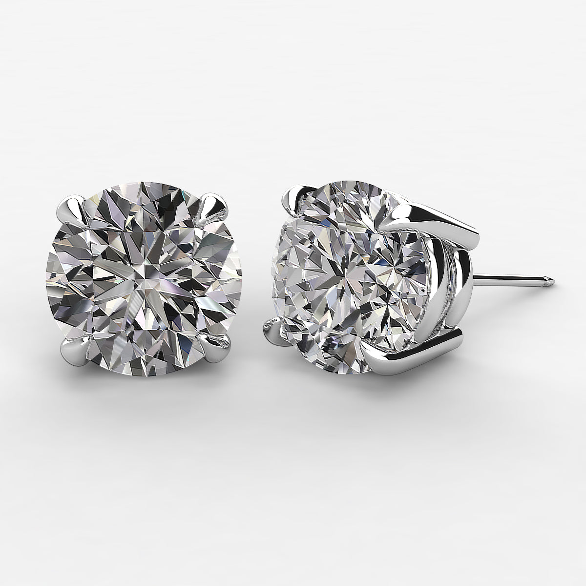 Moissanite Stud Earring