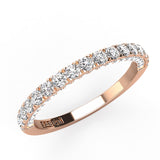 French Pavé Wedding Band 0.56ct