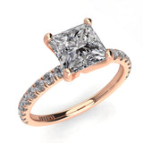 Princess Solitaire Classic Engagement Ring