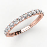 Shared Prong Diamond Wedding Band 15 Stones .25ct