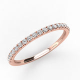 Petite Pavé Wedding Band 0.17ct