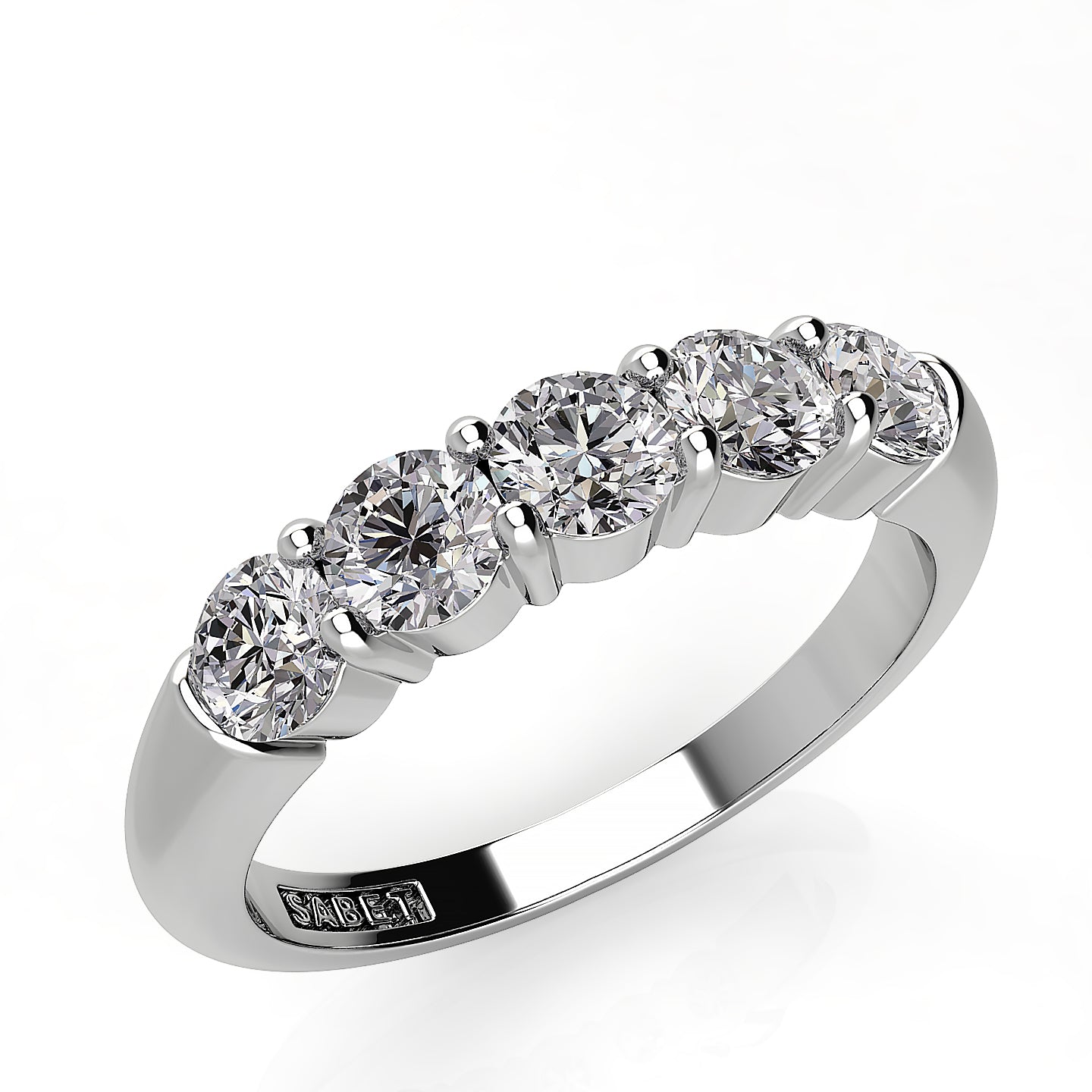 Five Stone Diamond Band 0.75ct