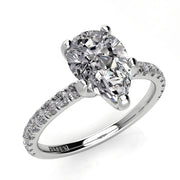 Pear Solitaire Classic Engagement Ring