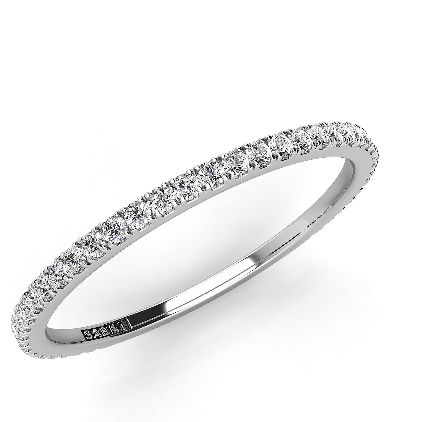 Prong Set Wedding Band 0.16ct
