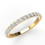French Pavé Wedding Band 0.56ct