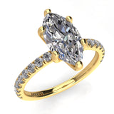 Marquise Solitaire Classic Engagement Ring