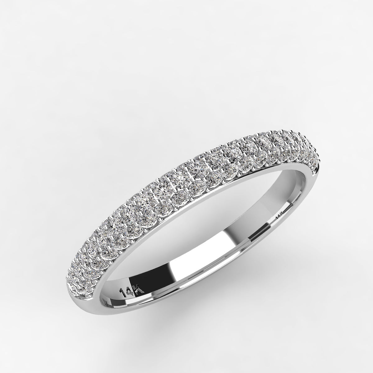 Micro Pavé Wedding Band 0.44ct