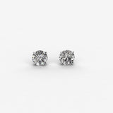 Earth- Mined Natural Diamond - Diamond Stud