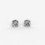 Earth- Mined Natural Diamond - Diamond Stud