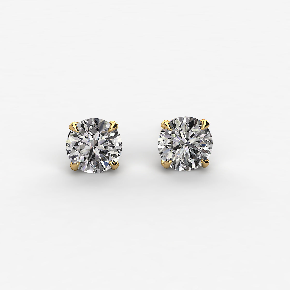Moissanite Stud Earring