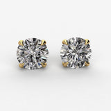 Earth- Mined Natural Diamond - Diamond Stud