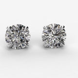 Earth- Mined Natural Diamond - Diamond Stud
