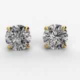 Earth- Mined Natural Diamond - Diamond Stud