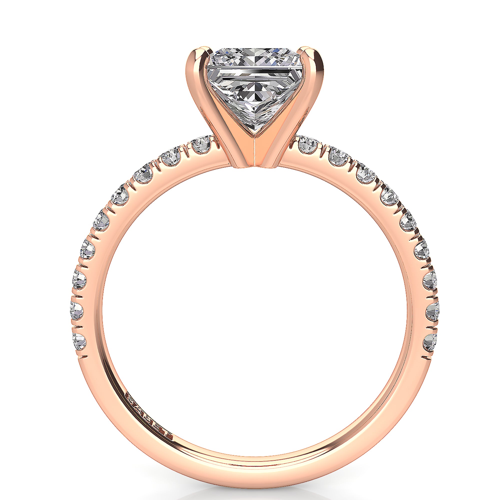Princess Solitaire Classic Engagement Ring