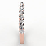 Shared Prong Diamond Wedding Band 15 Stones .25ct