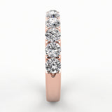 Shared Prong Diamond Wedding Band 11 Stones .75ct