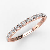 Diamond Straight Wedding Band