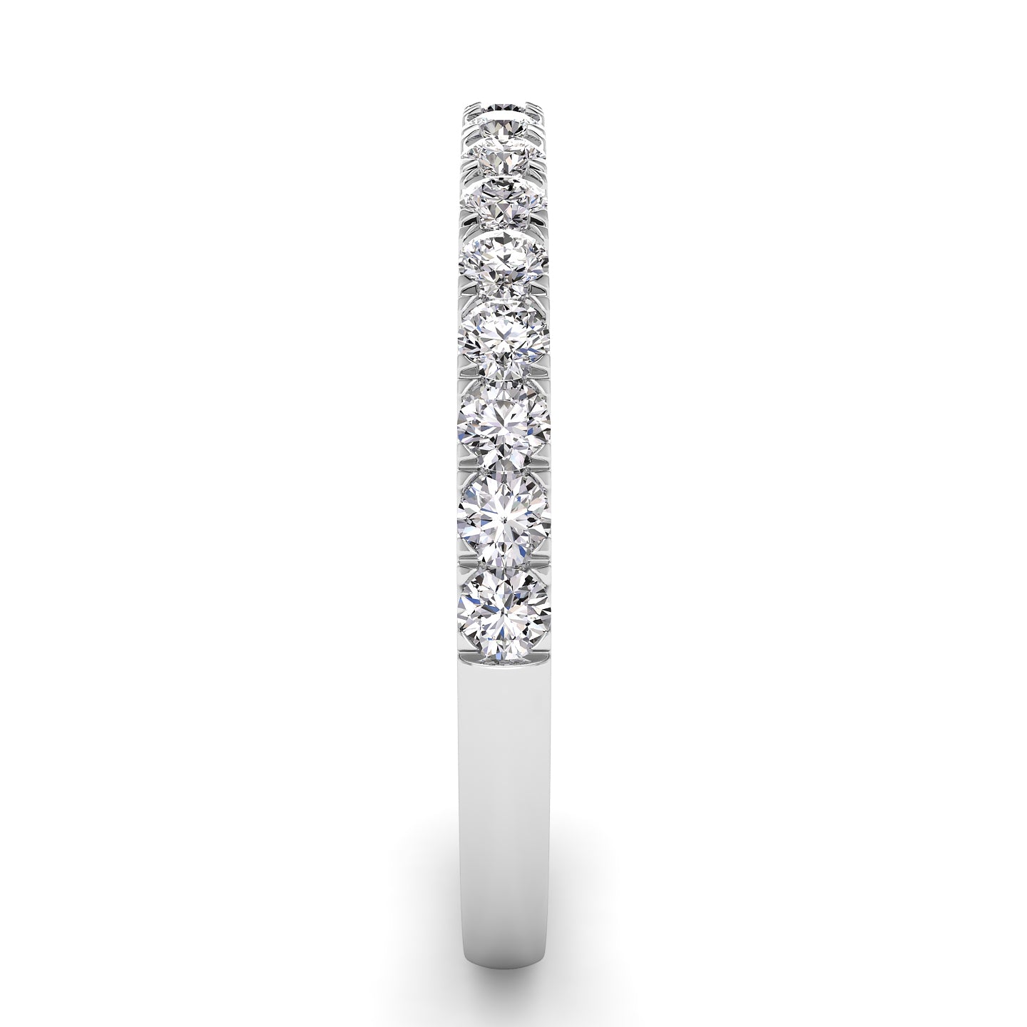 French Pavé Wedding Band 0.56ct