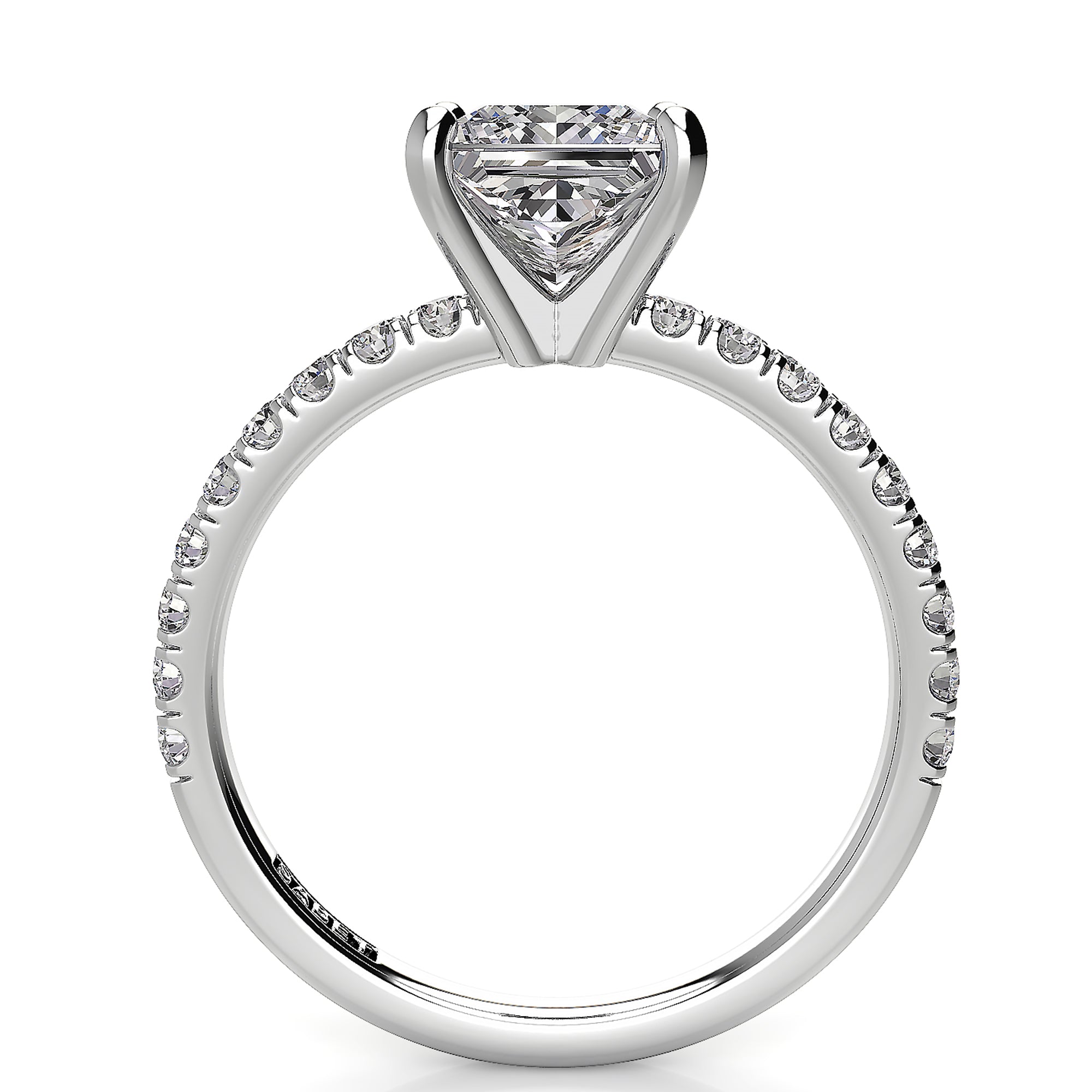 Princess Solitaire Classic Engagement Ring