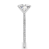 Solitaire Cushion Diamond Engagement Ring