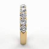 Shared Prong Diamond Wedding Band 11 Stones .75ct