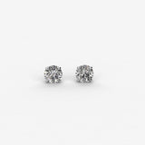 Earth- Mined Natural Diamond - Diamond Stud