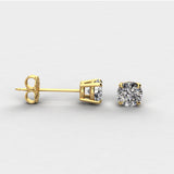 Earth- Mined Natural Diamond - Diamond Stud