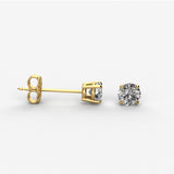 Moissanite Stud Earring