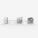 Earth- Mined Natural Diamond - Diamond Stud