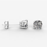 Earth- Mined Natural Diamond - Diamond Stud