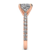 Princess Solitaire Classic Engagement Ring