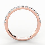 Shared Prong Diamond Wedding Band 15 Stones .25ct