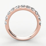 Shared Prong Diamond Wedding Band 11 Stones .75ct