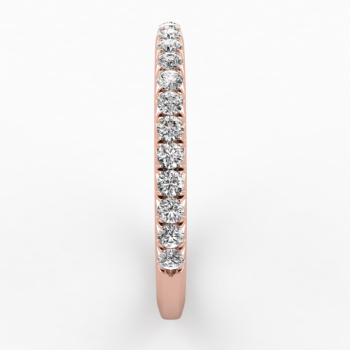 Diamond Straight Wedding Band