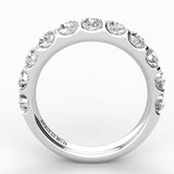 Shared Prong Diamond Wedding Band 9 Stones 1.25ct