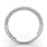 French Pavé Wedding Band 0.56ct