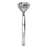 Solitaire Round Hidden Halo Engagement Ring
