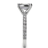 Emerald Solitaire Classic Engagement Ring