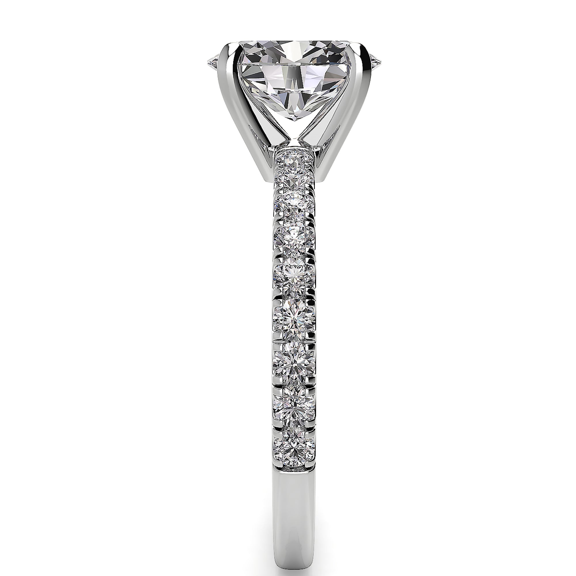 Oval Solitaire Classic Engagement Ring