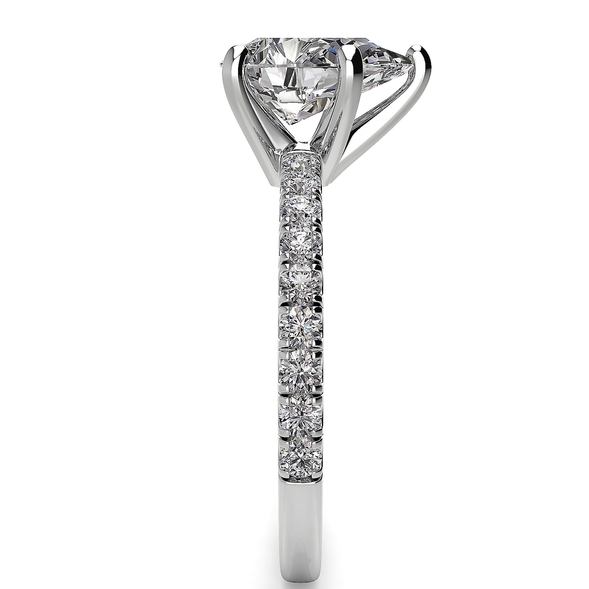 Pear Solitaire Classic Engagement Ring