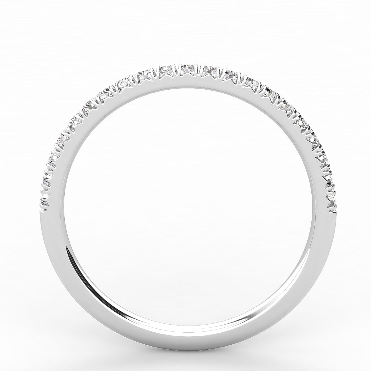 Petite Pavé Wedding Band 0.17ct