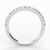 Shared Prong Diamond Wedding Band 15 Stones .25ct
