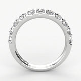 Shared Prong Diamond Wedding Band 11 Stones .75ct