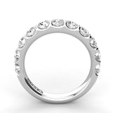 Shared Prong Diamond Wedding Band 9 Stones 1.50ct